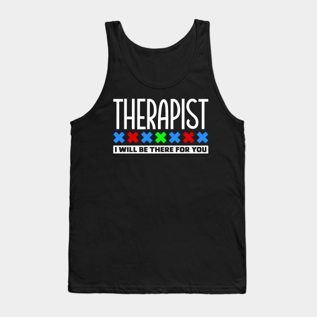 Therapist Tank Top by colorsplash